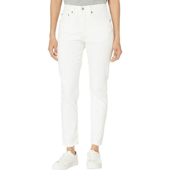 Levi's Women's 501 High Rise Skinny Jeans - Cloud Over 27 - Picture 2 of 7
